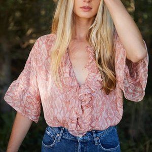 MISA Los Angeles Lindsay Top Small Rose Python